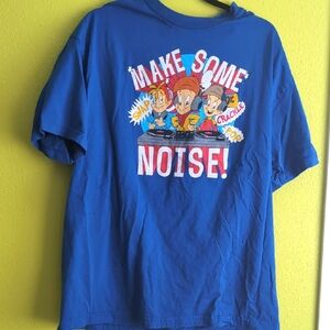 Kellogg's Rice Krispies Cereal Snap Crackle Pop Blue Graphic T-shirt Unisex 3XL